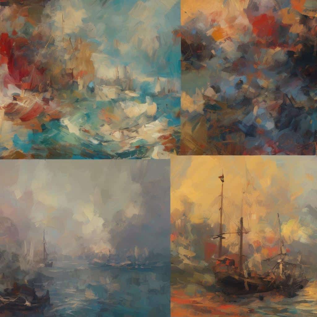 Ζωγραφική θάλασσας, σύγχρονη τέχνη, δημιουργική έκφραση, αφηρημένα πίνακες, καλλιτεχνική δημιουργία στα υδάτινα τοπία.